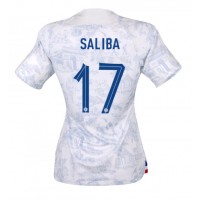 France William Saliba #17 Replica Away Shirt Ladies World Cup 2022 Short Sleeve